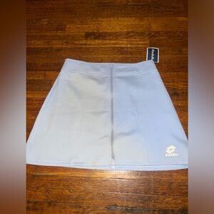 H&M blue zipper skirt